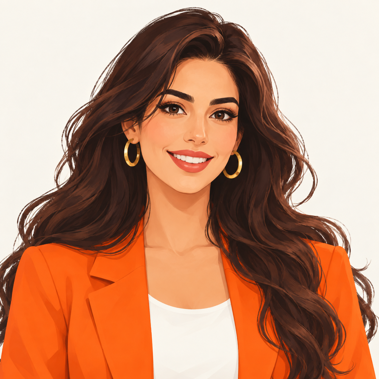 Anna Walls, illustrative résumé portrait
