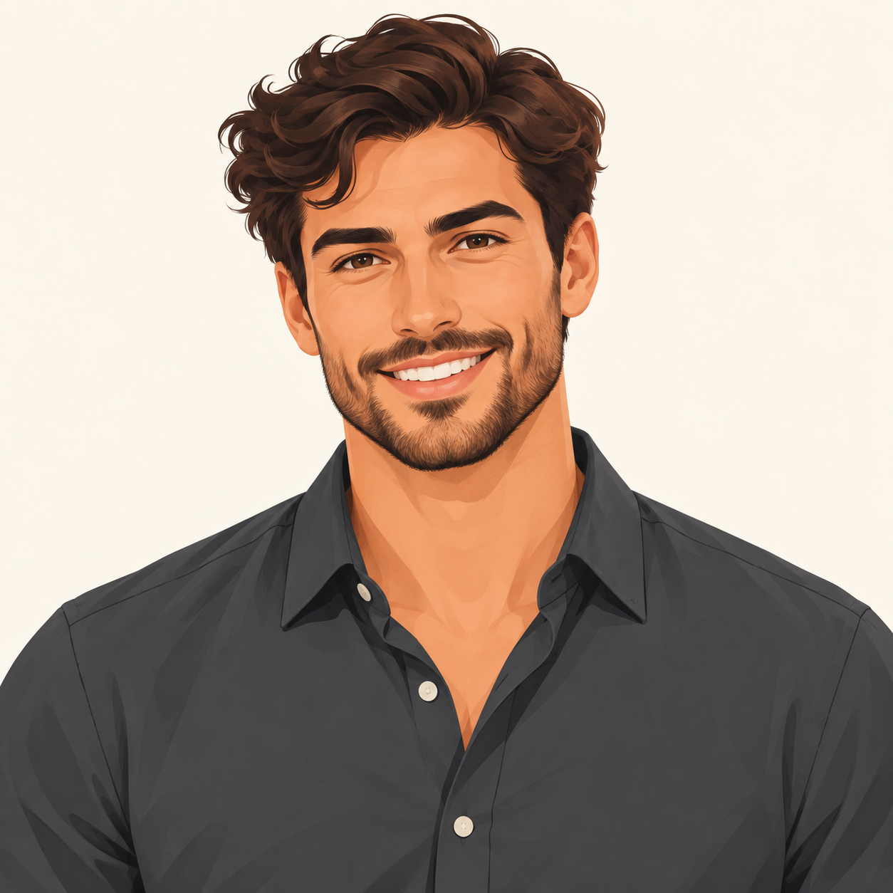 Michael Alexs, illustrative résumé portrait